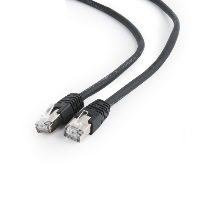 LATIGUILLO GEMBIRD CAT 6 FTP 1METRO NEGRO PP6-1M/BK