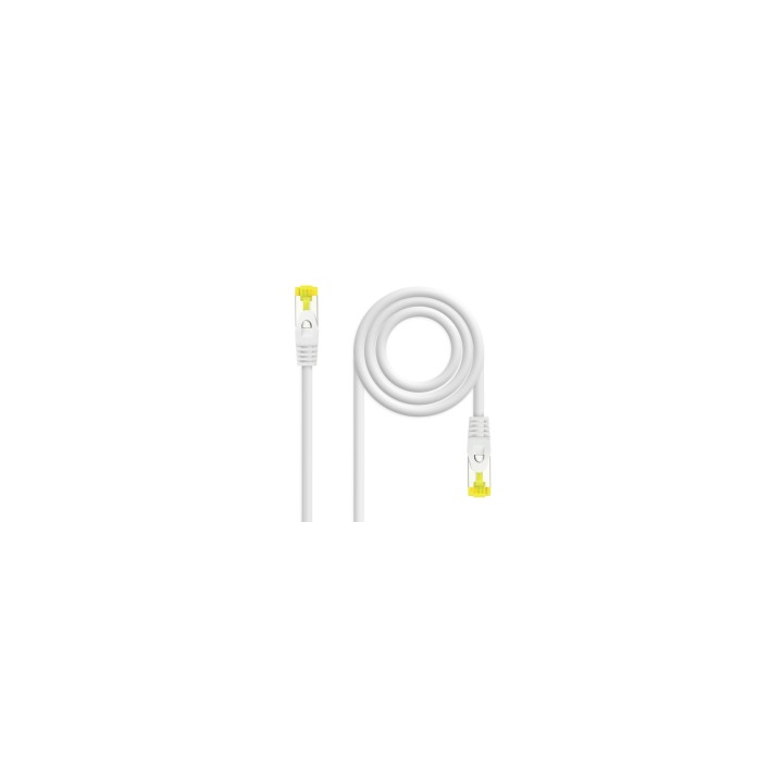 LATIGUILLO DE RED NANOCABLE CAT 6A SF UTP RJ45 0.5M BLANCO 10.20.1900-W