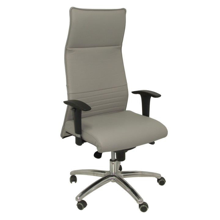 SILLON ALBACETE PIEL GRIS 206SPIELGS