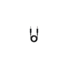 CABLE AUDIO ESTEREO NANOCABLE JACK 3.5MM MACHO A JACK 3.5MM MACHO 15M NEGRO 10.24.0115