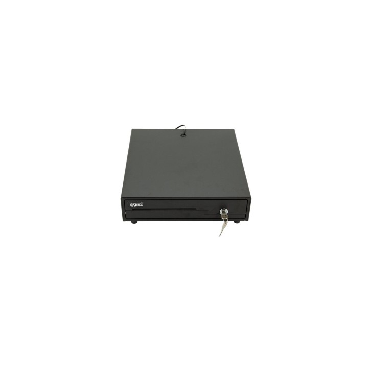 CAJON PORTAMONEDAS IGGUAL IRON-10 38CCM 4+6 NEGRO IGG316368