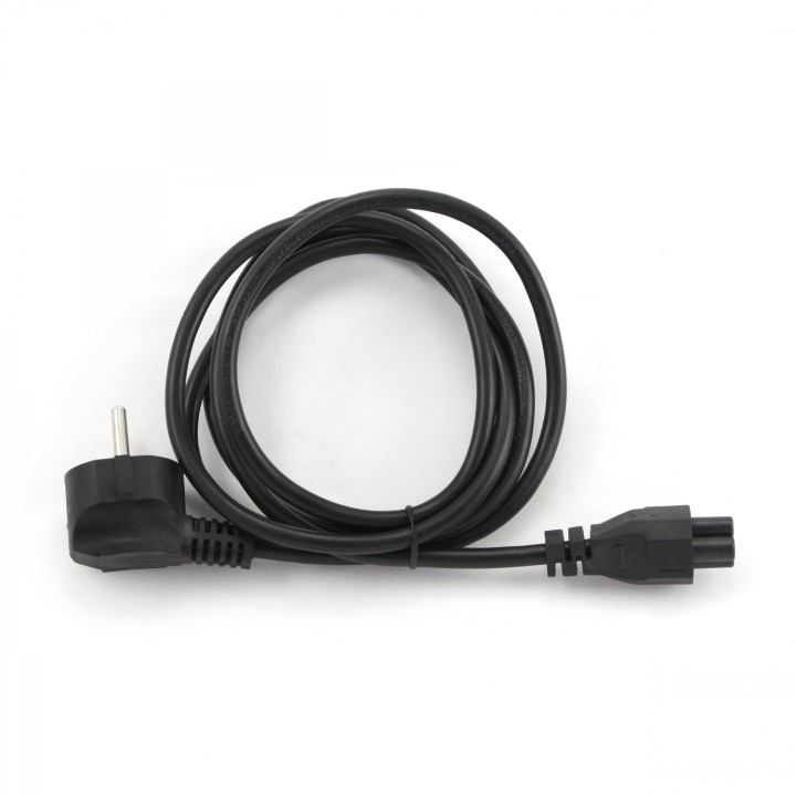 Gembird PC-186-ML12-3M cable de transmisión Negro CEE7/7 C5 acoplador