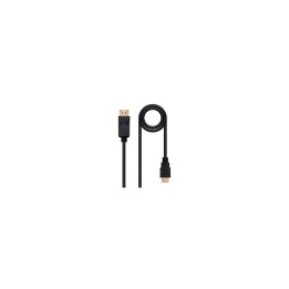 CABLE NANOCABLE DISPLAYPORT MACHO A HDMI MACHO 5M NEGRO 10.15.4305
