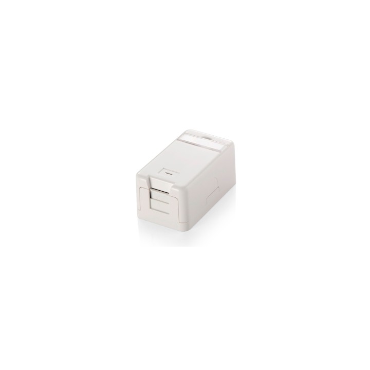 CAJA DE SUPERFICIE EQUIP KEYSTONE PARA 1 ROSETAS BLANCO 125121