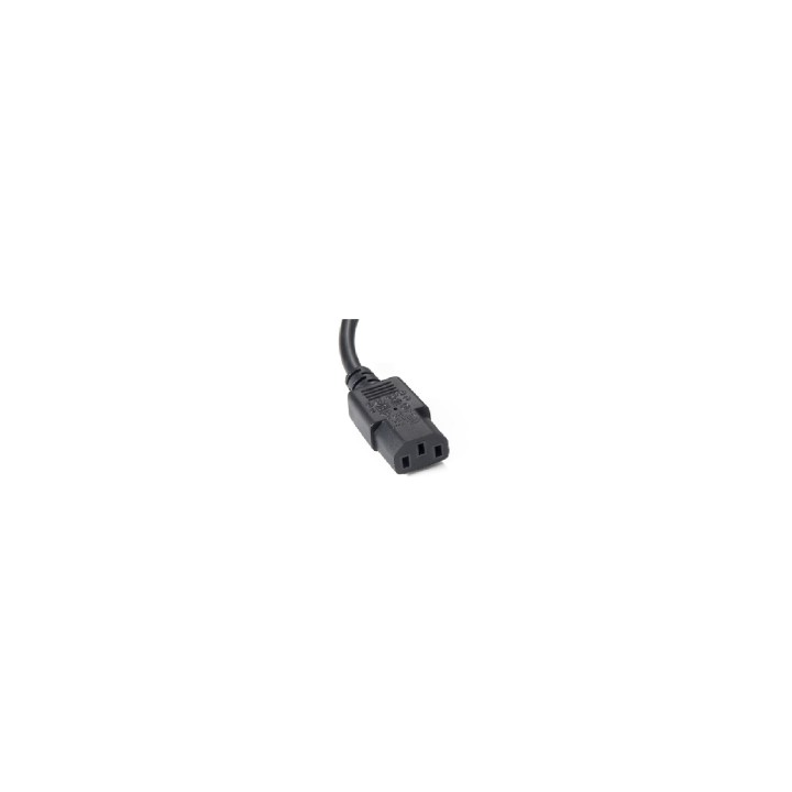 Equip 112210 cable de alimentación Negro 1,6 m C14 acoplador Acoplador C13 2 x