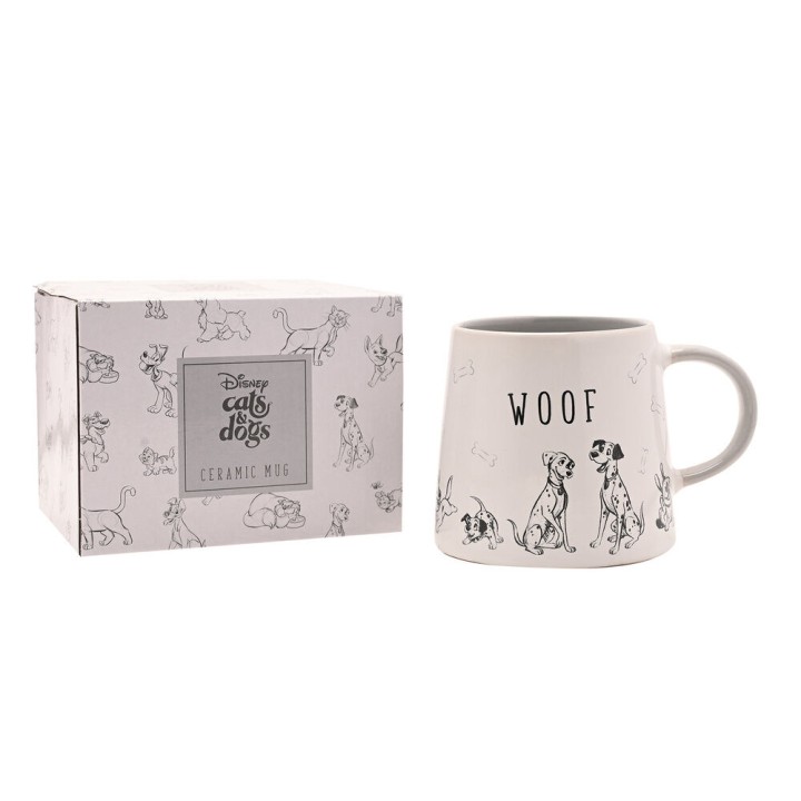 Taza Woof Cats & Dogs Disney