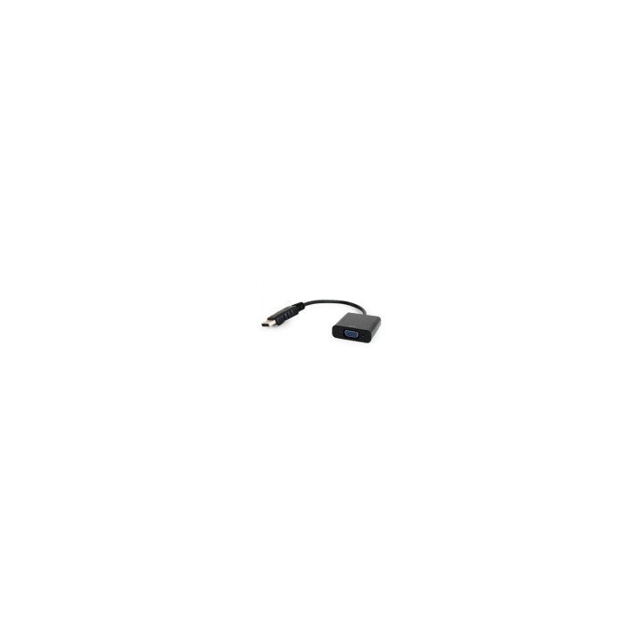 ADAPTADOR DISPLAYPORT MACHO A VGA HEMBRA A-DPM-VGAF-02