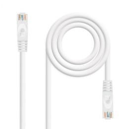 LATIGUILLO NANOCABLE CAT 6A LSZH UTP 1METRO BLANCO 10.20.1801-W
