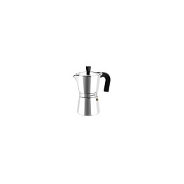 CAFETERA MONIX VITRO EXPRES 1 TAZAS ALUMINIO CON RECUBRIMIENTO ANTIADHERENTE MANGO ERGONOMICO EXTERIOR MATE CALDERIN SIN CANTOS