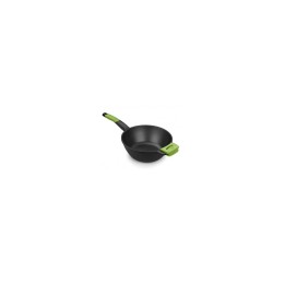 WOK PRIOR BRA 3L ALUMINIO FUNDIDO TEFLÍ“N ANTIADHERENTE VERDE A121472