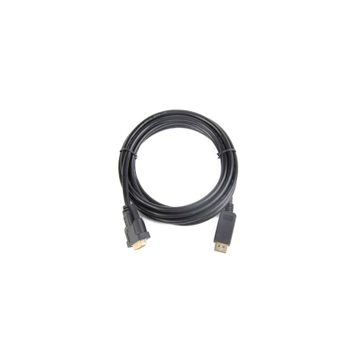 CABLE ADAPTADOR GEMBIRD DISPLAYPORT MACHO A DVI MACHO 3M NEGRO CC-DPM-DVIM-3M
