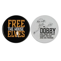 Set 2 Posavasos Dobby Harry Potter