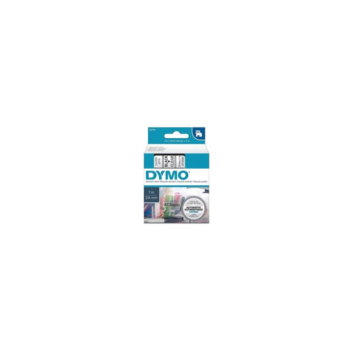 CINTA ROTULADORA AUTOADHESIVA DYMO 53710 D1 LABELMANAGER LABELPOINT NEGRO SOBRE TRANSPARENTE S0720920