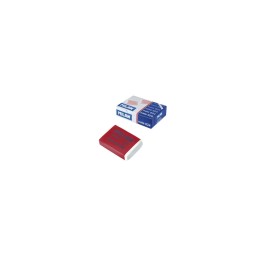 CAJA DE 24 GOMAS MILAN DE BORRAR DE PLASTICO NATA CON BANDA DE CELOFAN CPM624