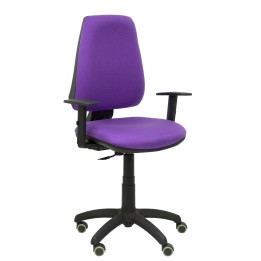 SILLA ELCHE CP BALI BRAZOS REGULABLES RUEDAS DE PARQUET LILA 14CPBALI82B10RP