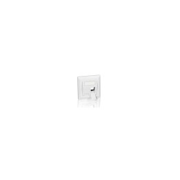 MARCO ROSETA EQUIP 50 X 50 PARA 2 CONECTORES KEYSTONE 45Âº BLANCO 761303