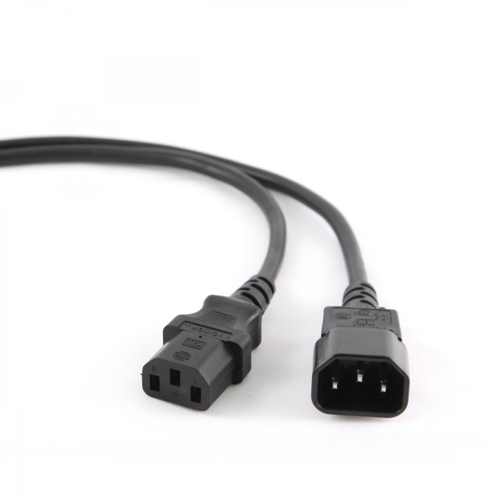 Gembird PC-189-VDE-3M cable de transmisión Negro C14 acoplador