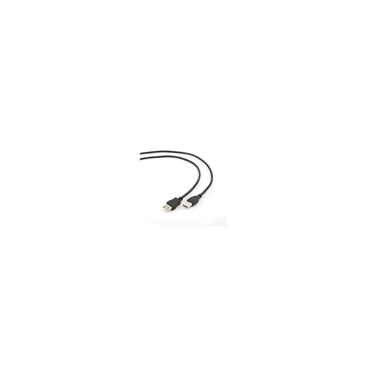 CABLE GEMBIRD USB 2.0 MACHO A USB 2.0 HEMBRA 1.8METROS NEGRO CCP-USB2-AMAF-6n