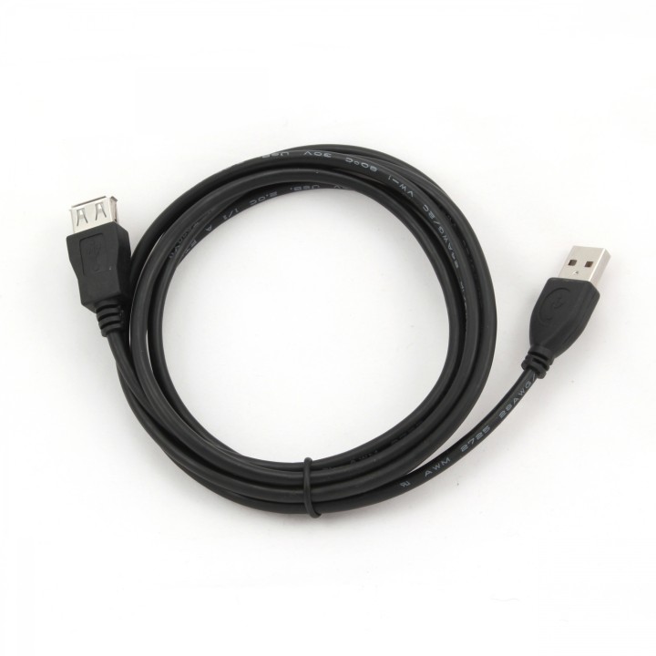 CABLE GEMBIRD USB 2.0 MACHO A USB 2.0 HEMBRA 1.8METROS NEGRO CCP-USB2-AMAF-6n