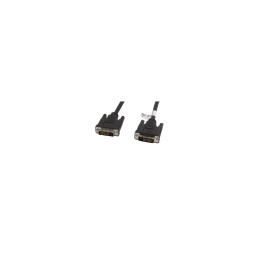 CABLE LANBERG DVI-D MACHO A DVI-D MACHO MAXIMA RESOLUCION 1440P SOPORTE 3D 3M NEGRO CA-DVID-10CC-0030-BK