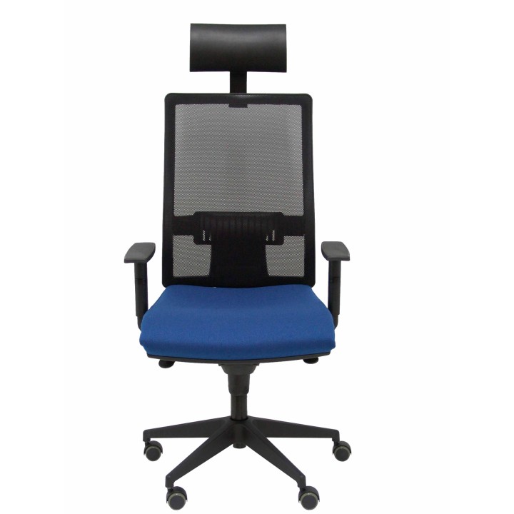 SILLA HORNA BALI CON CABECERO AZUL MARINO 10SBALI200