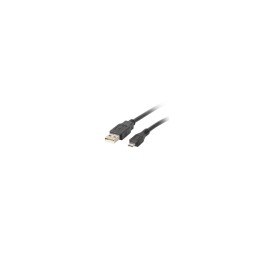 CABLE LANBERG USB 2.0 MACHO A MICRO USB-B MACHO 30CM NEGRO CA-USBM-10CC-0003-BK