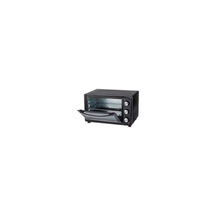 HORNO DE SOBREMESA JATA 1500W CAPACIDAD 28L FUNCION GRILL INDICADOR LUMINOSO TEMPORIZADOR DE 60 MIN BANDEJA Y PARRILLA