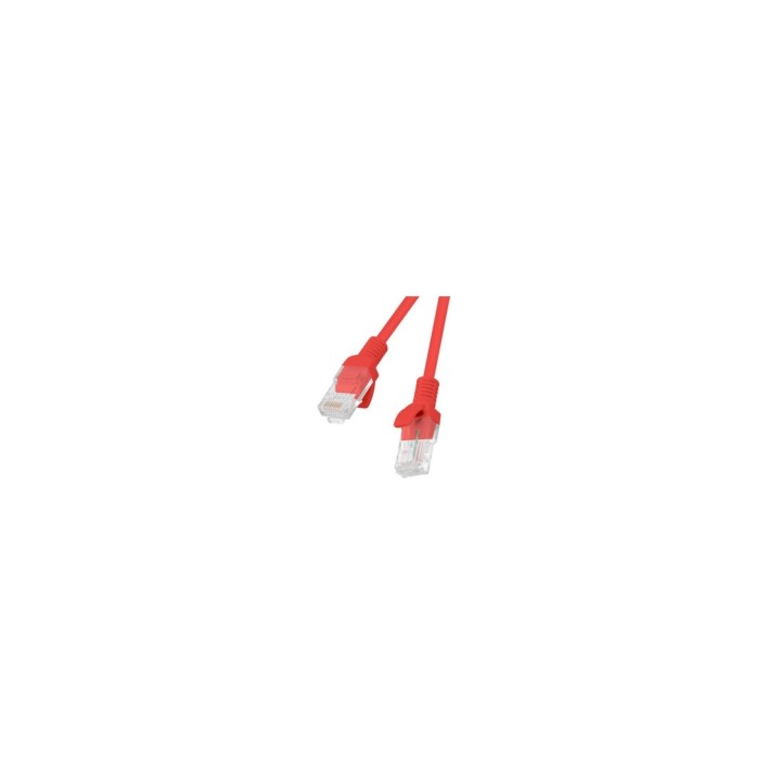 LATIGUILLO DE RED LANBERG RJ45 UTP CAT 6 1M ROJO PCU6-10CC-0100-R