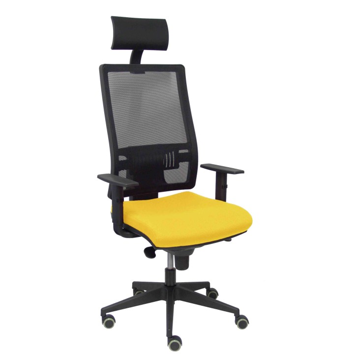 SILLA HORNA BALI CON CABECERO AMARILLO 10SBALI100