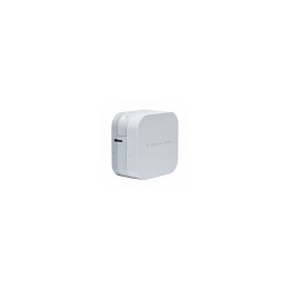 ROTULADORA ELECTRONICA PORTATIL BROTHER TRANSFERENCIA TERMICA CINTAS TZE HASTA 12MM BLUETOOTH CUBE BLANCA PT-P300BT