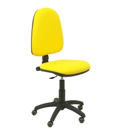 SILLA AYNA BALI RUEDAS DE PARQUET AMARILLA 04CPBALI100RP