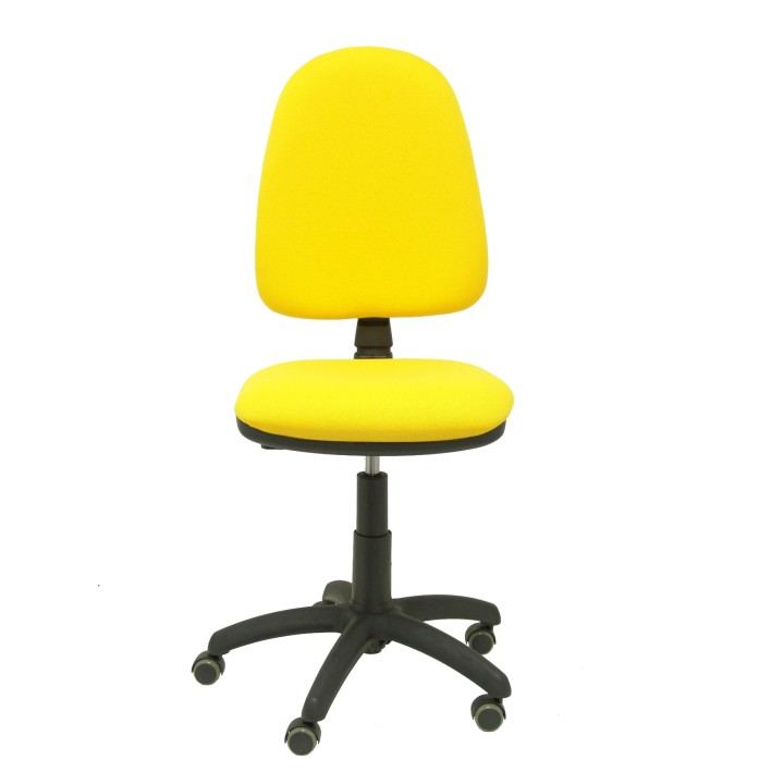 SILLA AYNA BALI RUEDAS DE PARQUET AMARILLA 04CPBALI100RP