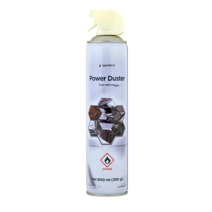 SPRAY LIMPIAPOLVO AIRE COMPRIMIDO GEMBIRD 600ML
