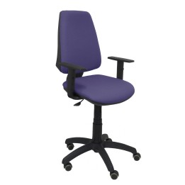 SILLA ELCHE CP BALI BRAZOS REGULABLES RUEDAS DE PARQUET AZUL CLARO 14CPBALI261B10RP