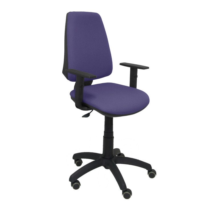 SILLA ELCHE CP BALI BRAZOS REGULABLES RUEDAS DE PARQUET AZUL CLARO 14CPBALI261B10RP