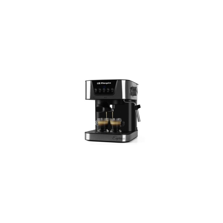 CAFETERA ORBEGOZO ESPRESSO EX 6000 1050W 20 BAR DEPOSITO DE AGUA 1.5L EXTRAIBLE PERMITE CAFE MOLIDO MONODOSIS VAPORIZADOR