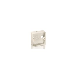 CAJA DE SUPERFICIE EQUIP PARA MONTAJE DE ROSETAS BLANCO 125561