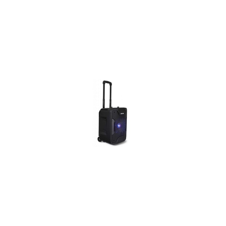 FONESTAR CALIFORNIA ALTAVOZ PORTATIL 200W BT USB/MP3 FM FUNCION KARAOKE MICROFONO INALAMBRICO MANDO A DISTANCIA NEGRO