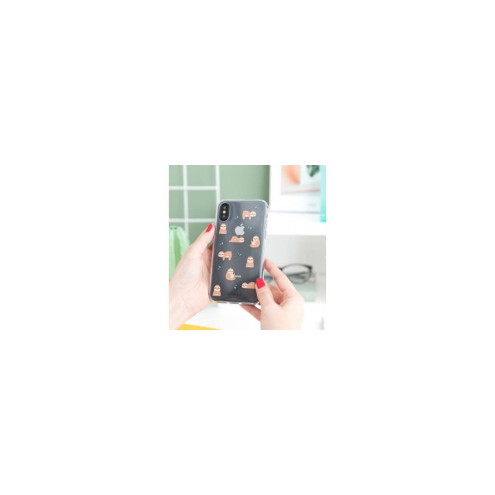 CARCASA MR. WONDERFUL PARA IPHONE X XS SLOW COLLECTION CASE SLOTH WOA09852EM