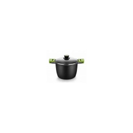 OLLA ALTA PRIOR BRA 4.1L ESPESOR 5.5MM ALUMINIO FUNDIDO TEFLON ANTIADHERENTE ASAS DE SILICONA A403920
