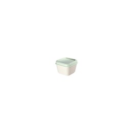 TAPER CUADRADO MILAN CAPACIDAD 0.33L APTO PARA MICROONDAS CONGELADOR ESQUINAS REDONDEADAS EXTERIOR MATE TAPA VERDE 085111GR