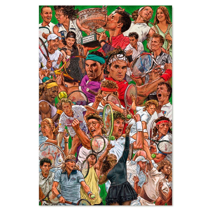 Poster Leyendas del Tenis