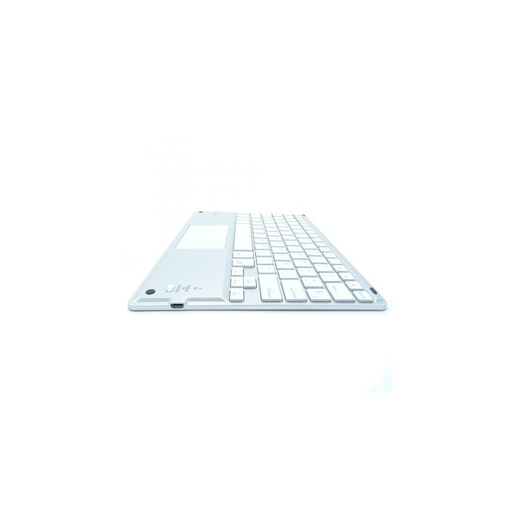 TECLADO SUBBLIM SMBT50 CON TOUCHPAD SMART BLACKLIT BLUETOOTH PLATA SUB-KBT-SMBT50