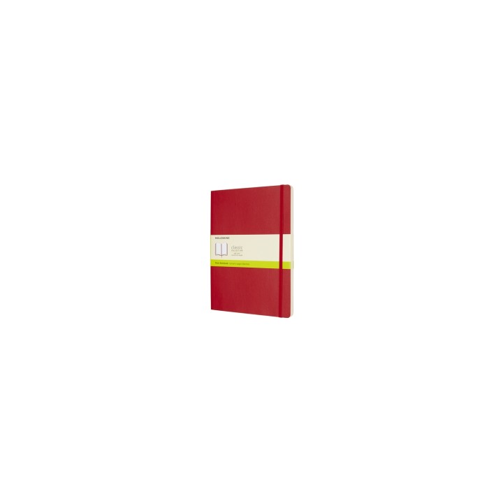 LIBRETA CLASICA MOLESKINE TAPA BLANDA ROJO ESCARLATA XL QP623F2