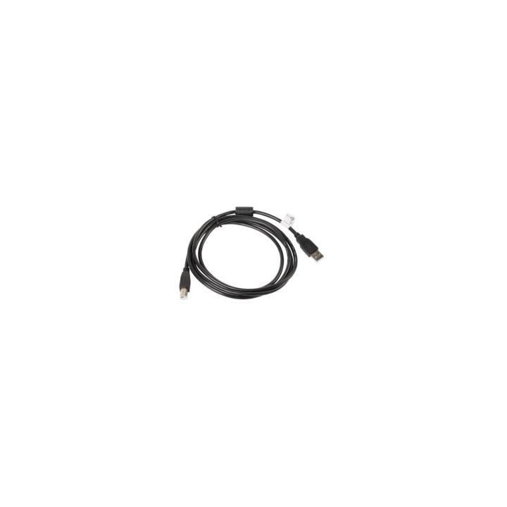 CABLE LANBERG USB-A MACHO A USB-B MACHO FERRITA NEGRO 5M CA-USBA-11CC-0050-BK