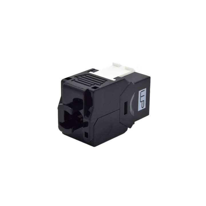 CONECTOR WP KEYSTONE HEMBRA RJ45 CAT 6A UTP NEGRO WPC-KEY-6AUP-TL/BL