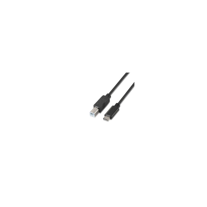 CABLE AISENS USB 2.0 IMPRESORA USB TIPO-C MACHO A USB-B MACHO 2M NEGRO A107-0054