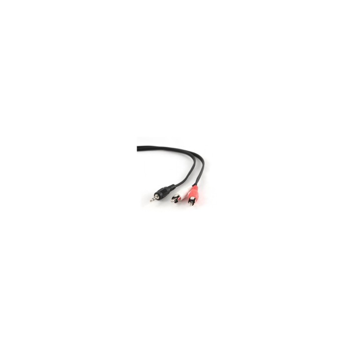CABLE GEMBIRD AUDIO ESTEREO JACK 3.5MM MACHO A RCA MACHO 5METROS CCA-458-5M