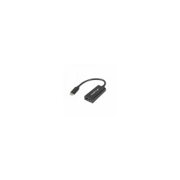 ADAPTADOR LANBERG CONECTORES USB TIPO-C MACHO A DISPLAYPORT HEMBRA NEGRO AD-UC-DP-01