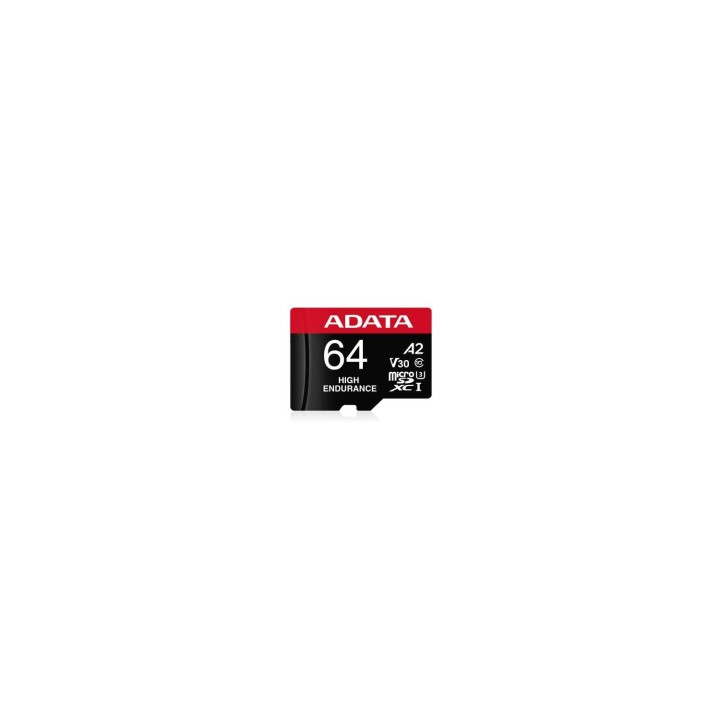 MICROSD ADATA 64GB CL10 UHS-I U3 V30S 100/70MBPS + ADAPTADOR SD